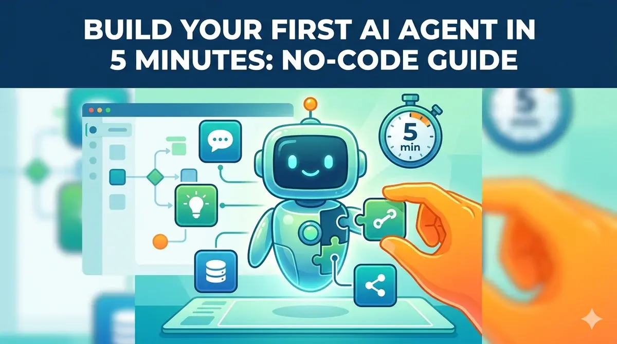 Build Your First AI Agent in 5 Minutes: No-Code Guide