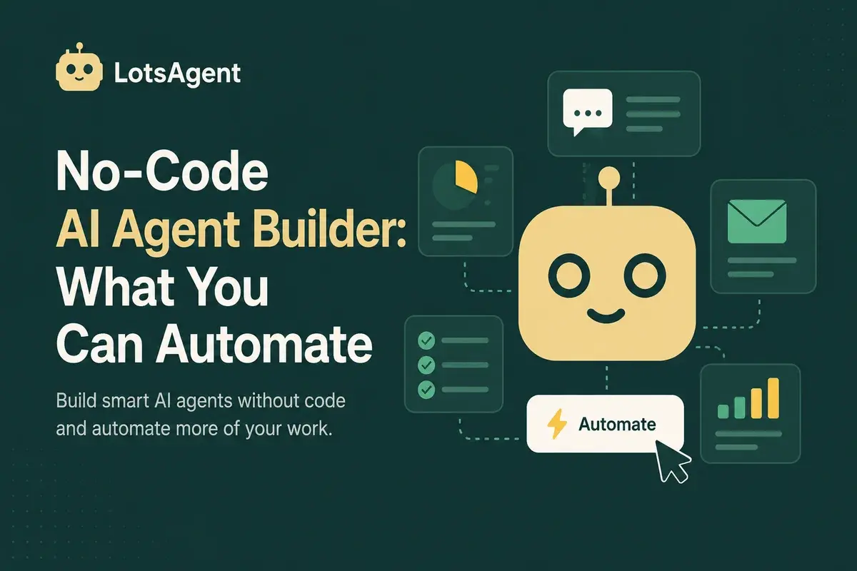 No-Code AI Agent Builder: What You Can Automate Without Creating Another Fragile Zap