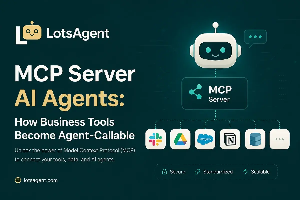 MCP Server for AI Agents: How Business Tools Become Agent-Callable